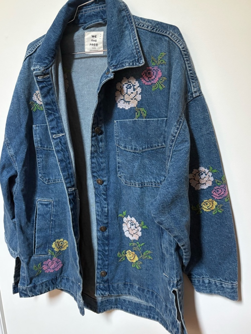 NWOT Free People We The Free Madison City Embroidered Jacket Size Medium - Picture 12 of 16